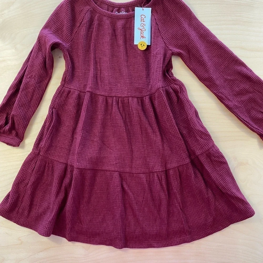 Cat & Jack Long Sleeve Dress size XS (4/5) (DJ)